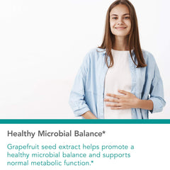 Nutrition facts label on Citrus Seed Extract bottle