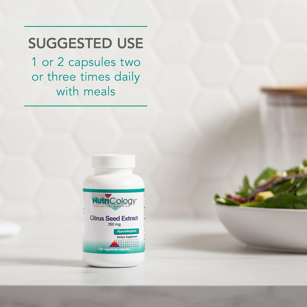 Ingredient list for Citrus Seed Extract supplement