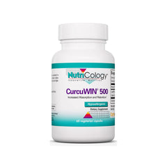 Nutricology CurcuWIN 500 bottle front label