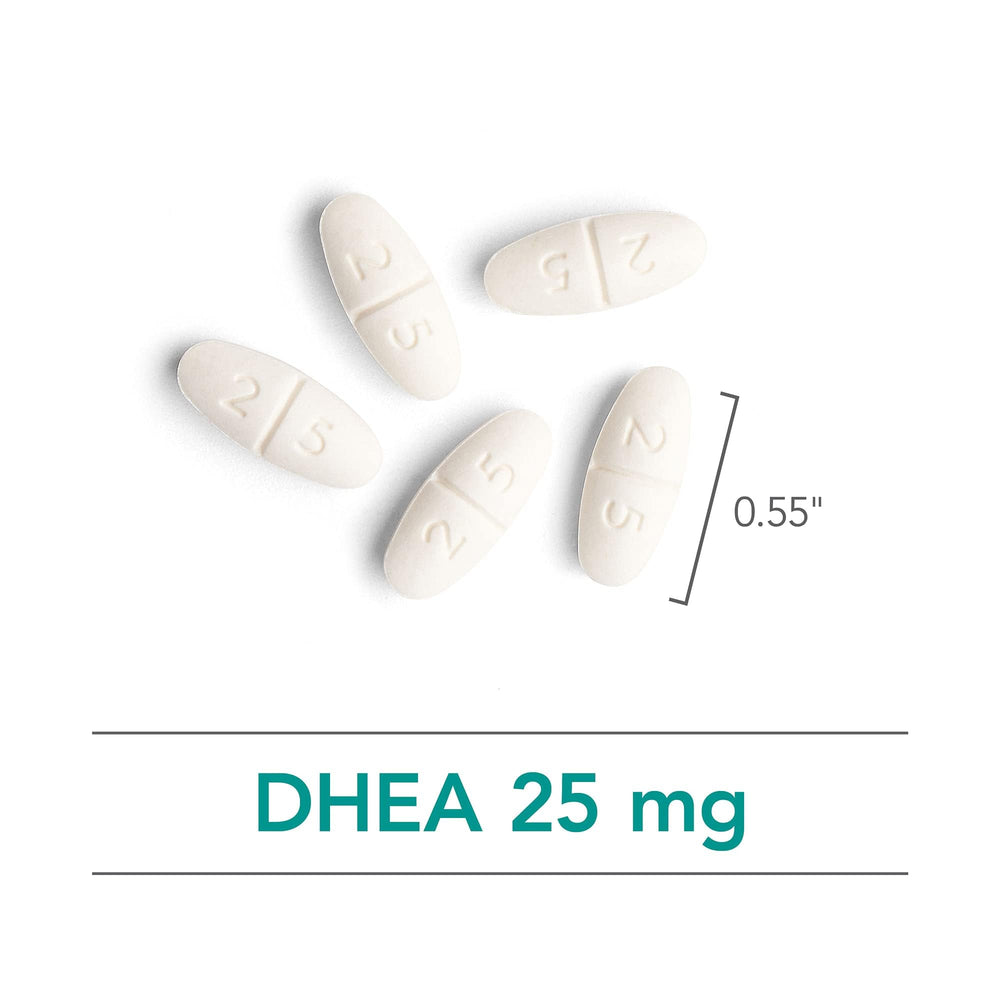 Nutricology DHEA bottle with 60 count designation