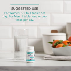 Supplement facts panel and product packaging for DHEA