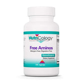Nutricology Free Aminos supplement bottle on white background