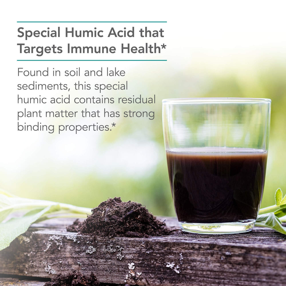 Mineral and humic acids graphic illustrating minerals