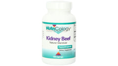 Nutricology Kidney Beef Supplement bottle label