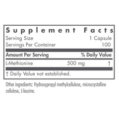 Close-up of L-Methionine free-form capsules