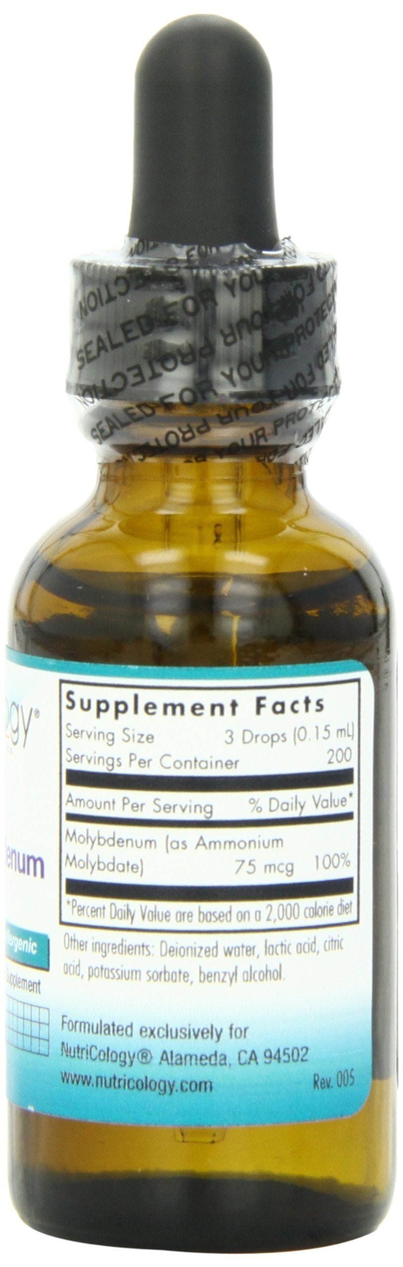 Close-up of Nutricology product label