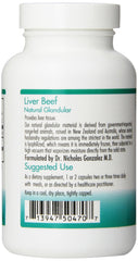 Nutricology Liver Beef 125 VegiCaps bottle angled shot