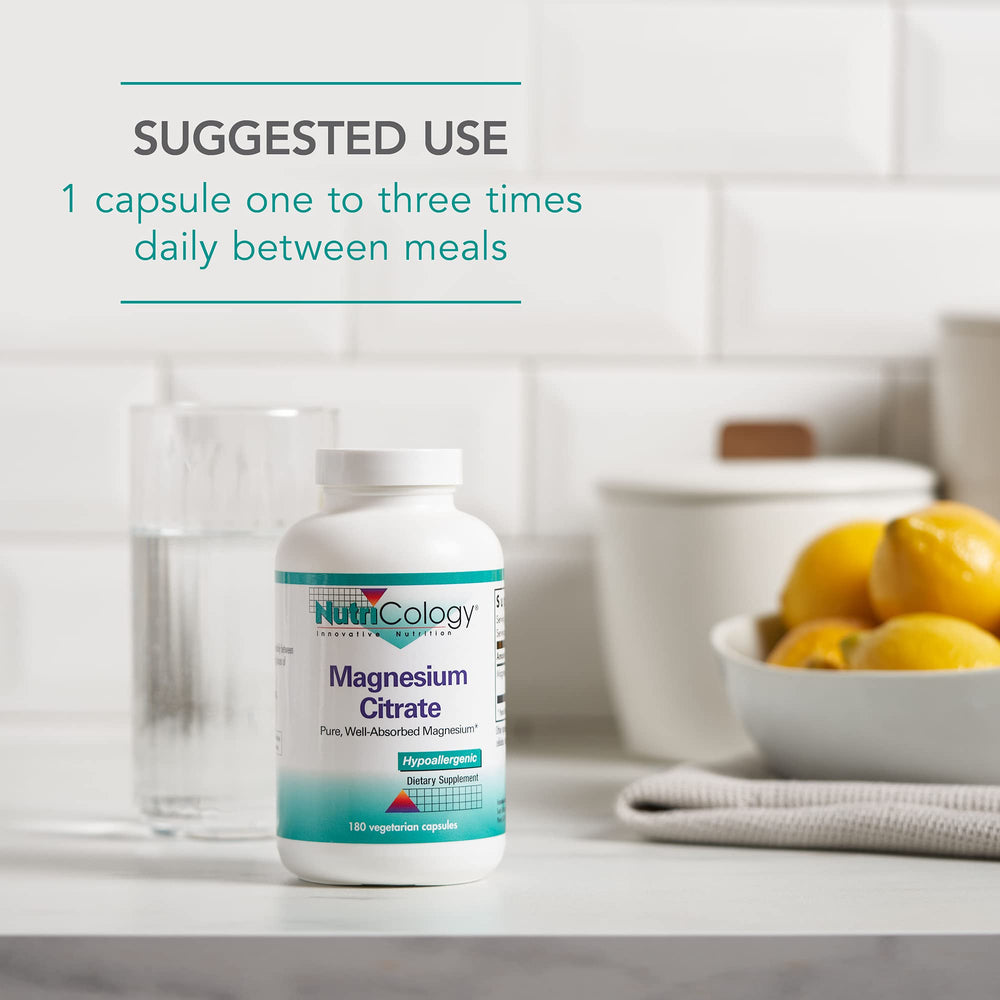 Bottle with magnesium citrate capsules inside (image 6)