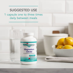 Bottle with magnesium citrate capsules inside (image 6)