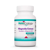 Nutricology Magnolia Extract supplement bottle – 120 count (front view)