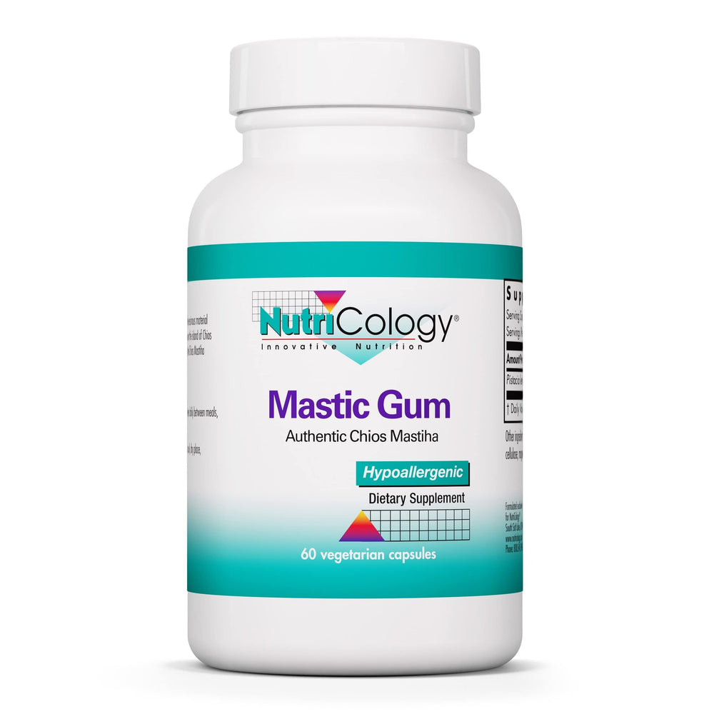 Nutricology Mastic Gum 60-count bottle