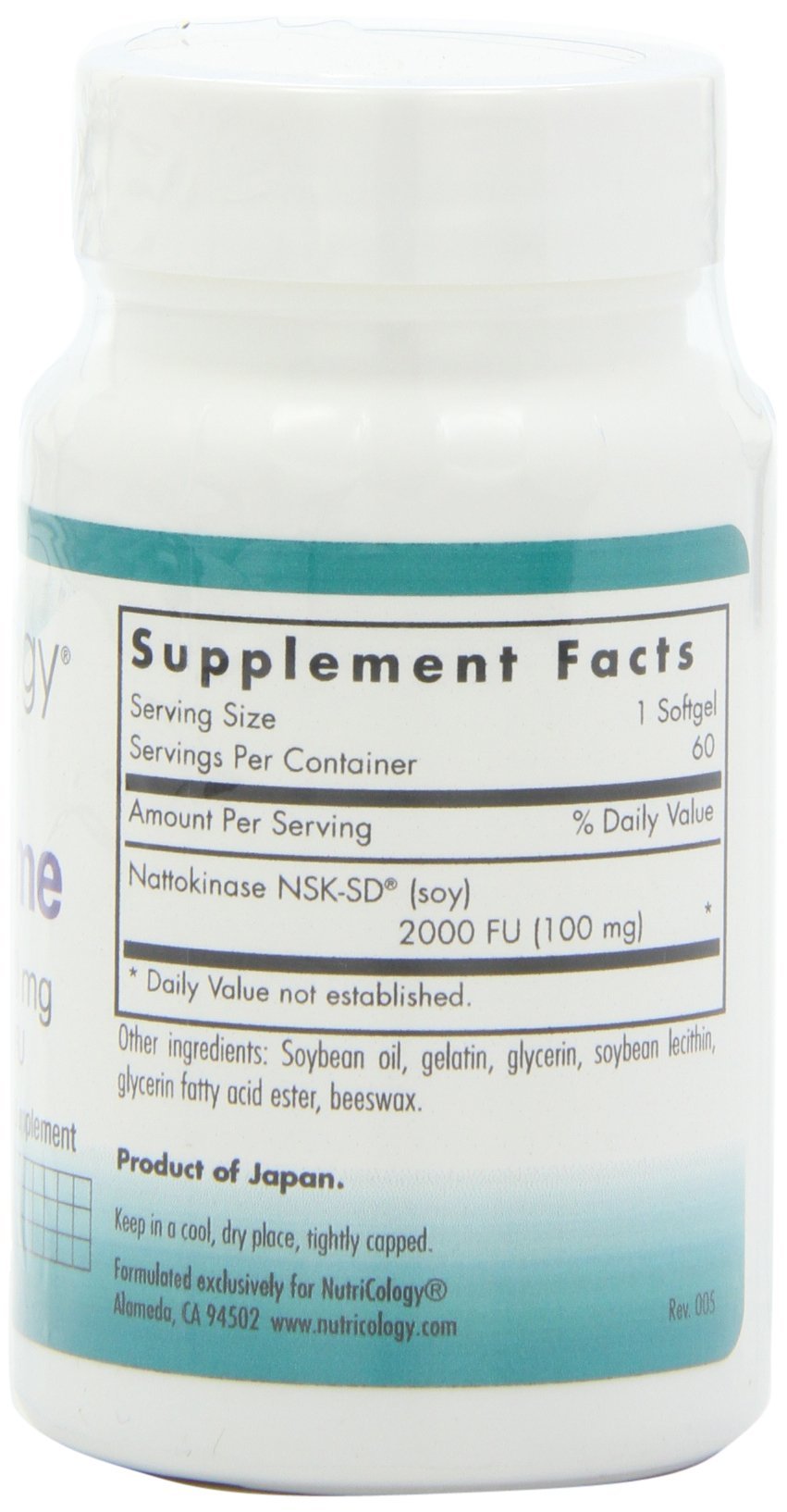 Isolated nattokinase NSK-SD 2000 FU per softgel illustration