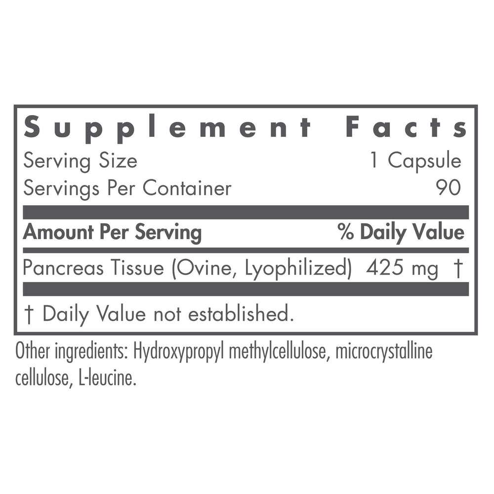 Close-up of freeze-dried lamb pancreas glandular capsules
