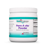 Hero image showing Nutricology Perm A Vite Powder packaging and scoop