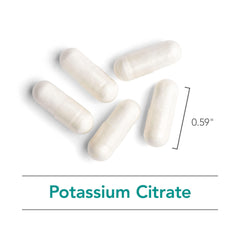 Nutritional supplement bottle with Potassium Citrate capsules