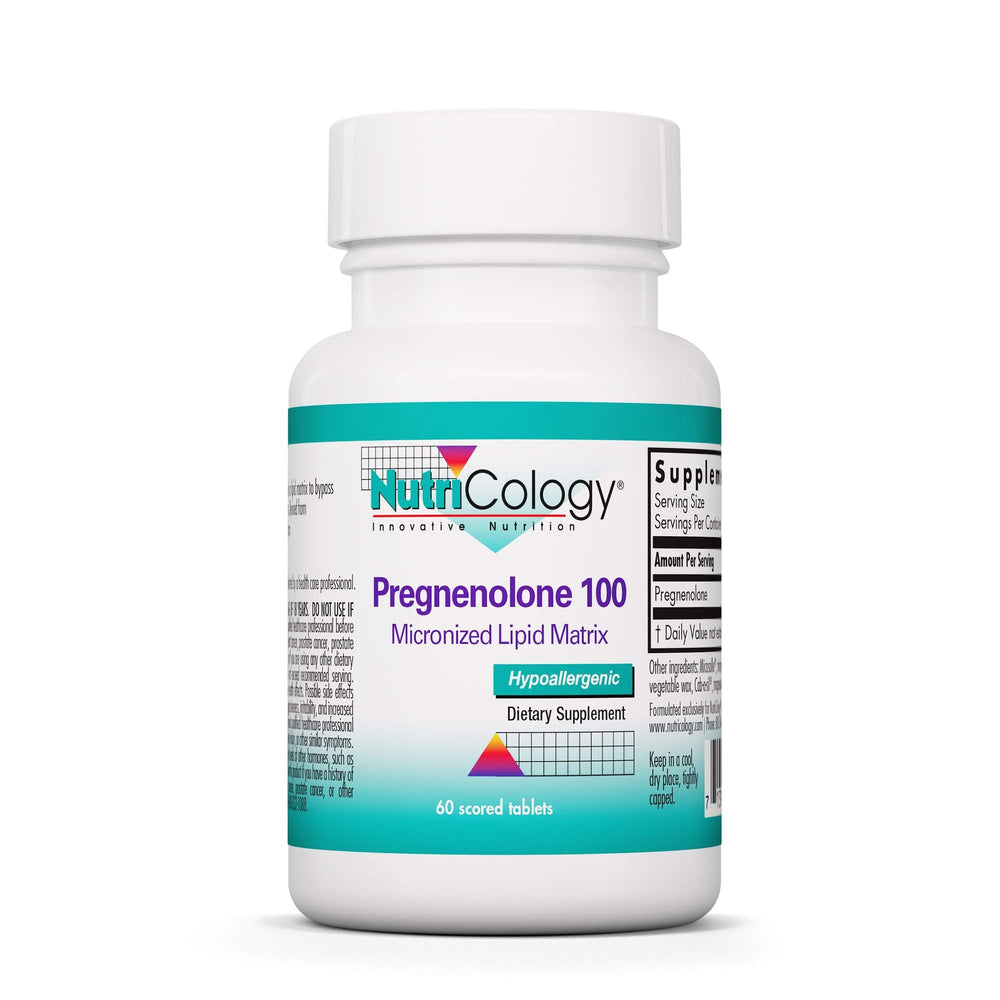 Nutricology Pregnenolone bottle label