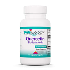 Nutricology Quercetin Bioflavonoids lemon blend bottle label front