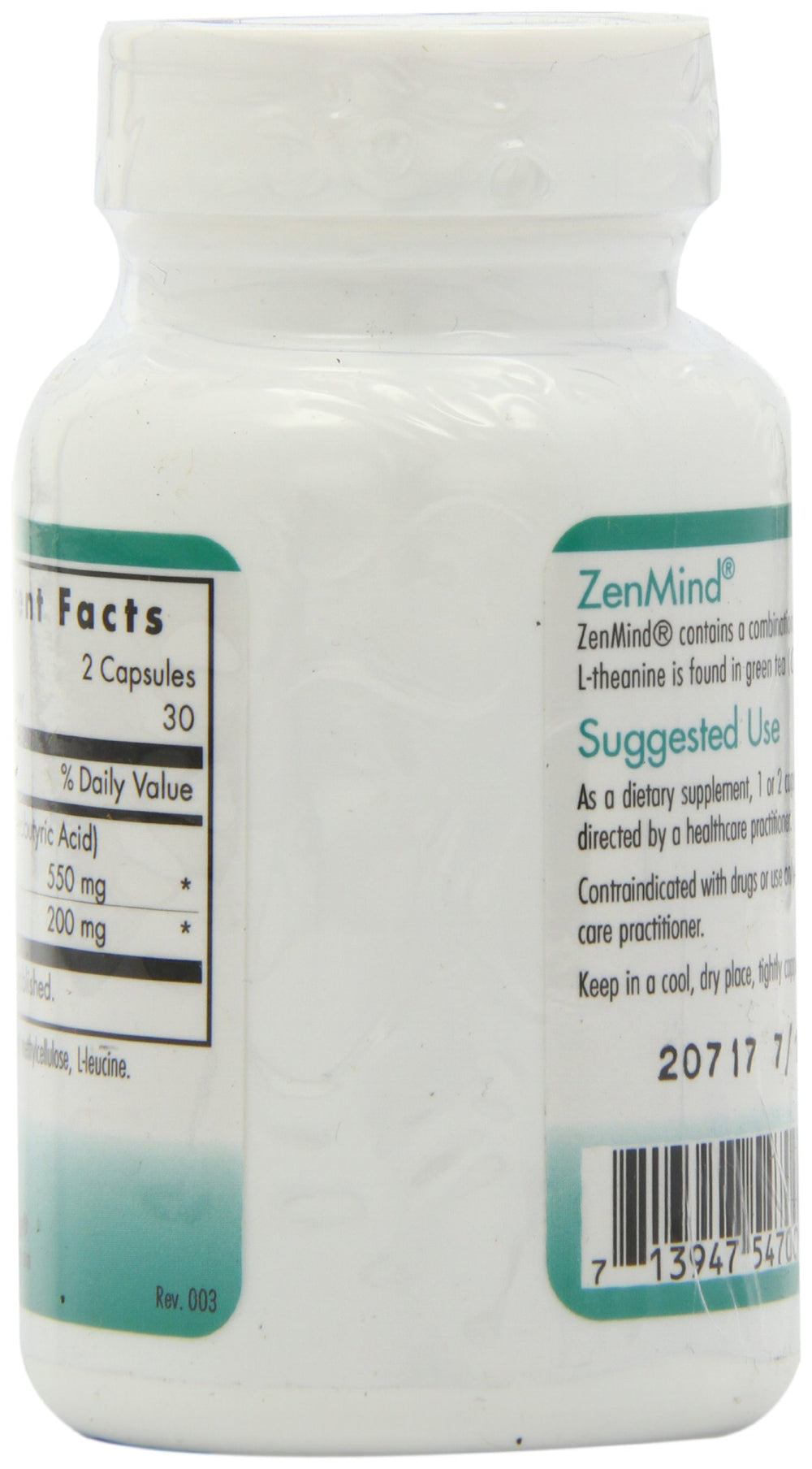 ZenMind product label highlighting hypoallergenic formulation