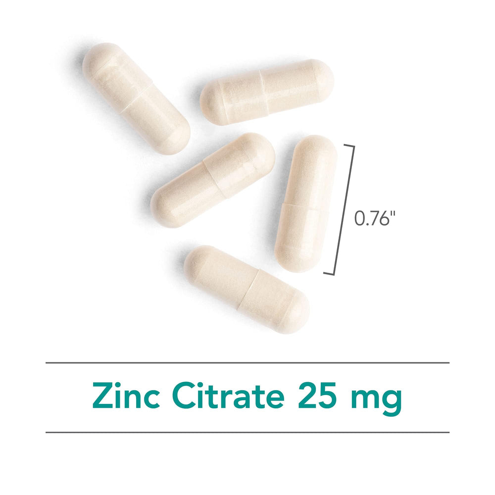 Ingredients and label details for Nutricology Zinc Citrate