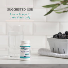 Assortment of Nutricology Zinc Citrate 50mg capsules