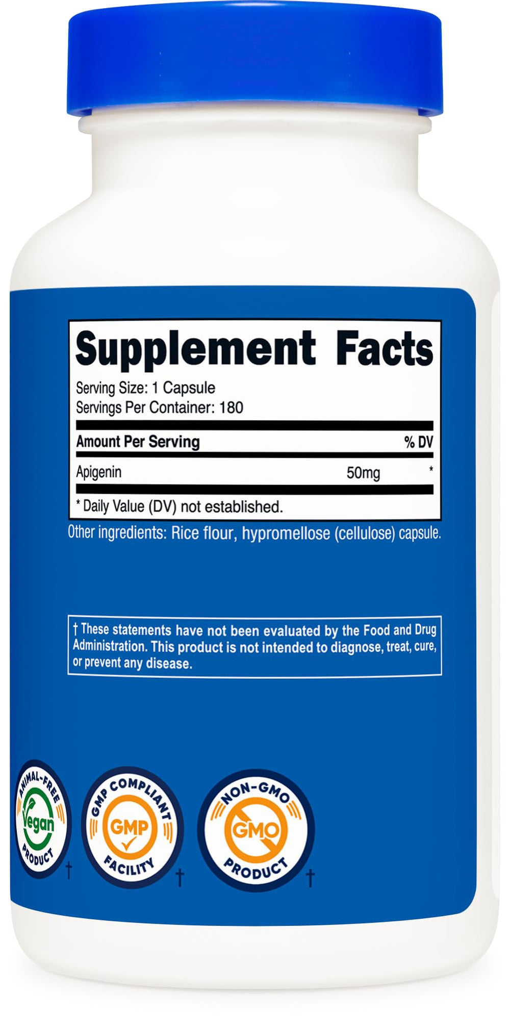 Third-party lab testing and GMP facility certificate image