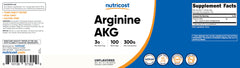 Packaging image of Nutricost Arginine AKG Powder 300 g
