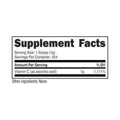 Side view of 1 lb jar with scoop