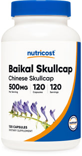 Nutricost Baikal Skullcap 500mg bottle front label