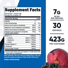 Nutricost BCAA Active scoop-dispense shows convenient serving for on-the-go training hydration.