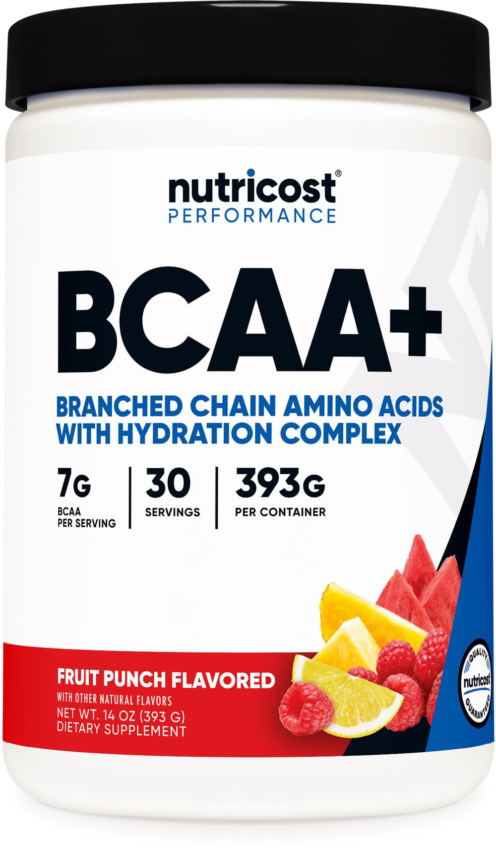 Nutricost BCAA + Hydration Powder Fruit Punch – 30 Servings (Hero Image)