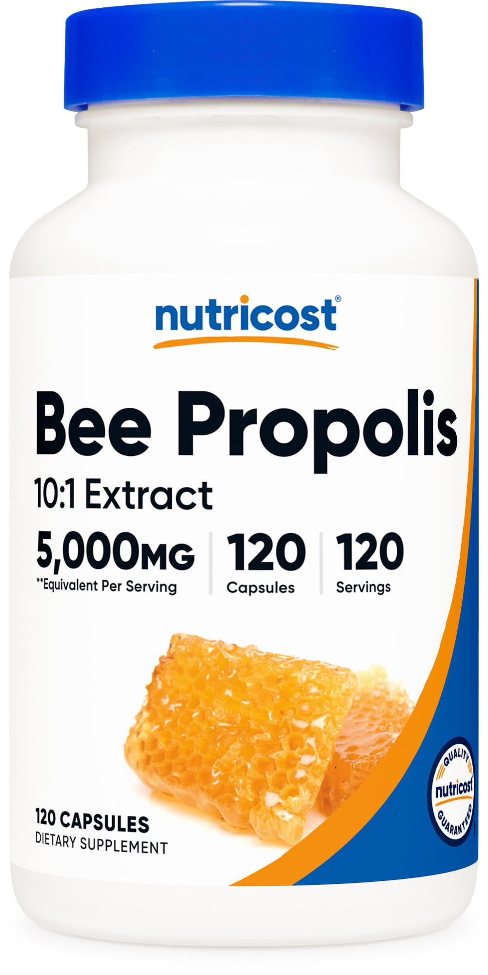 Nutricost Bee Propolis 10:1 Extract bottle – 120 capsules