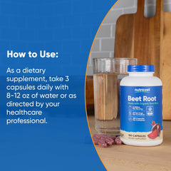 Product packaging and branding for Nutricost Beet Root 2400mg