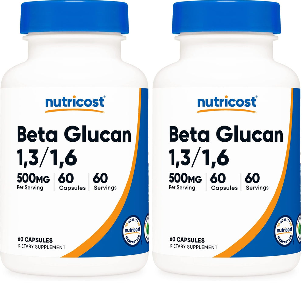 Nutricost Beta Glucan 500mg bottle front view