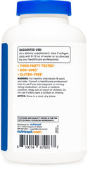 Nutricost Beta Sitosterol 120 Softgels bottle side view