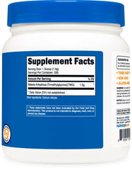 GMP facility and FDA registered seal for Nutricost Betaine Anhydrous