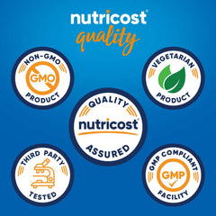 Vegetarian-friendly soy-free Nutricost Betaine HCl + Pepsin packaging