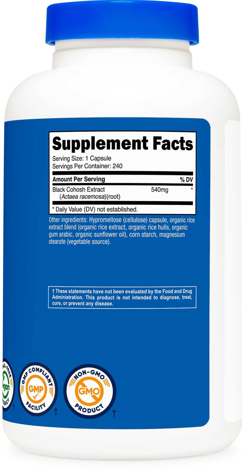 Graphic indicating GMP compliant and FDA registered facility