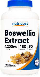 Nutricost Boswellia Extract Capsules bottle front view