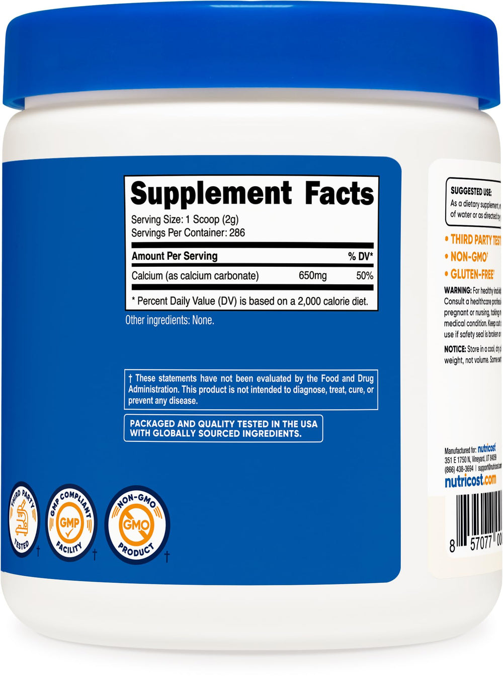 FDA registered facility and GMP compliant certification