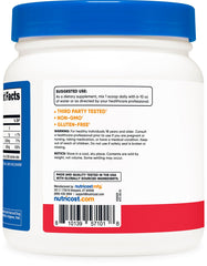 Nutricost Calcium Magnesium Powder Peach Mango flavor — 30 servings bottle