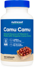 Nutricost Camu Camu 1000mg bottle front