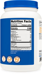 Nutrition facts showing 24g protein per serving
