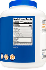 Serving scoop with Nutricost Casein Protein Powder 5lb container