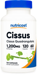Nutricost Cissus Quadrangularis 1200mg - 120 capsules, 60 servings