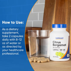 Third-party testing certificate image for Nutricost Citrus Bergamot