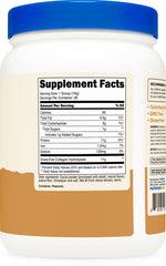 Ingredients list for Nutricost Collagen Peptides Powder Chocolate Peanut Butter flavor, 1 lb