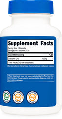 Non-GMO and gluten-free label for Nutricost CoQ10