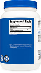 Nutrition facts and ingredient label for Nutricost Creapure Creatine Monohydrate 1kg