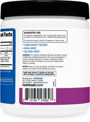 Close-up of Creatine Monohydrate and BCAA blend label