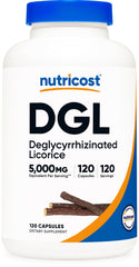 Nutricost DGL Licorice Extract Capsules bottle with 120 capsules